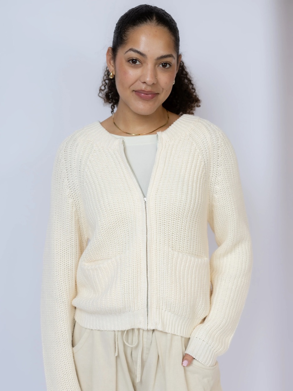 Weston Zip Up Sweater